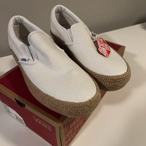 Vans slip on platform shoes 9.5 women’s